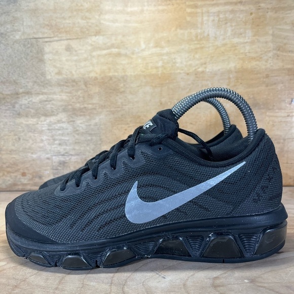 Nike Air Max Tailwind 6 REFLECTIVE Womens Size 6.5 Shoes Sneakers Black Silver - Picture 3 of 9